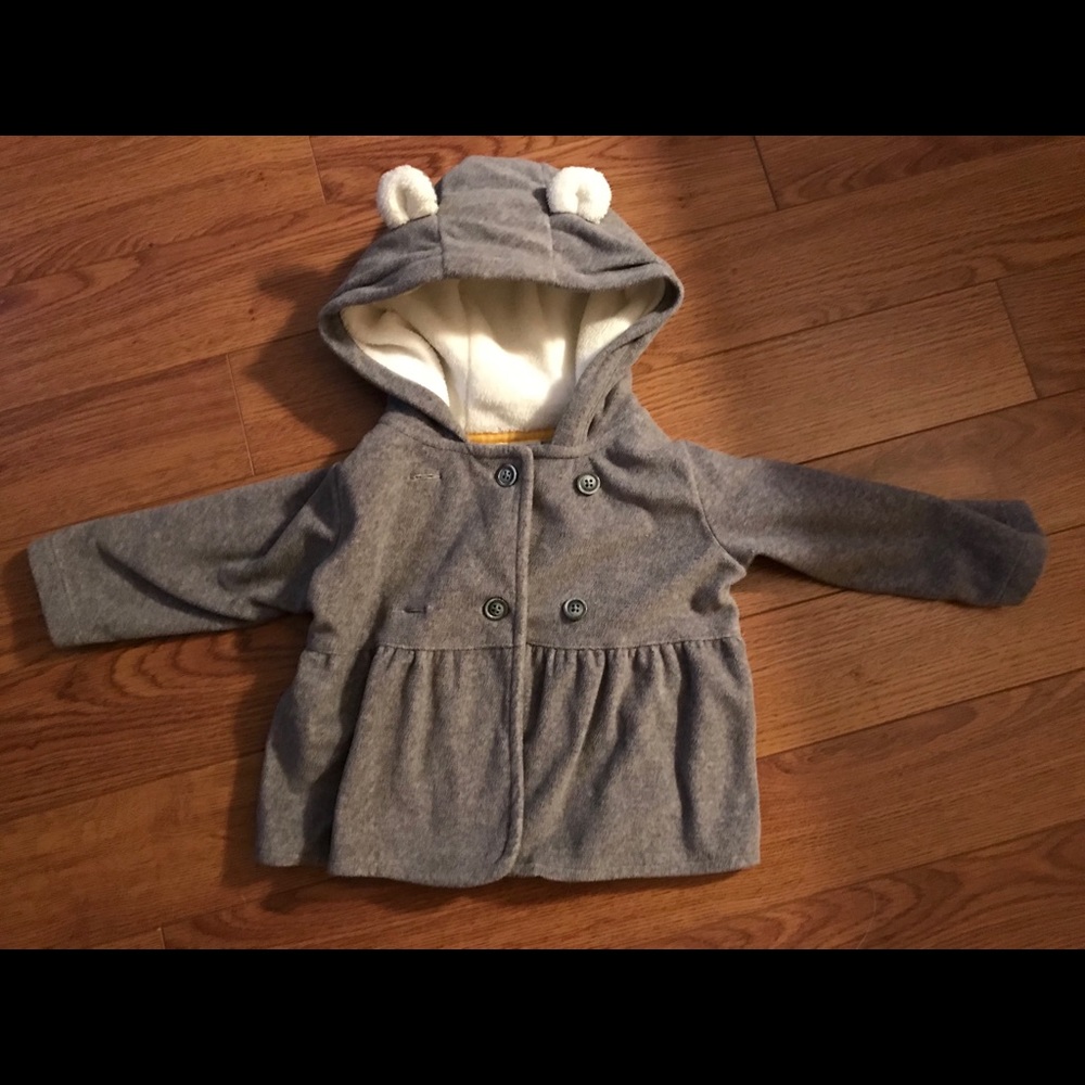 Carter’s Fleece Gray Baby Jacket (9 months)